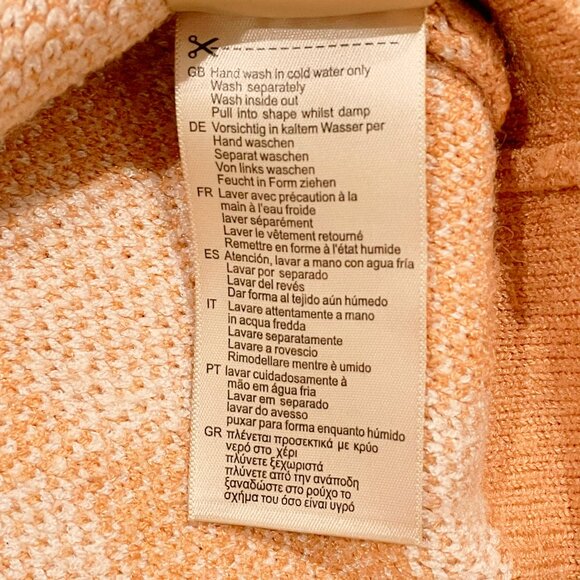 Scotch & Soda Kids Argyle Checkerboard Knit Sweater – Size 10/140 – Tan & Cream - Picture 10 of 12